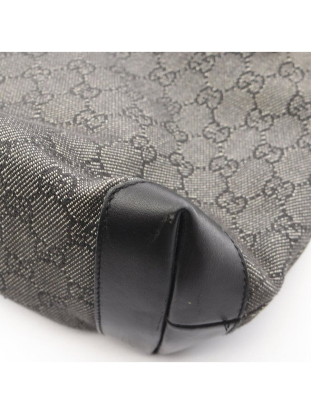 Gucci Shoulder Bag GG Canvas Gray Black - Picture 6 of 10